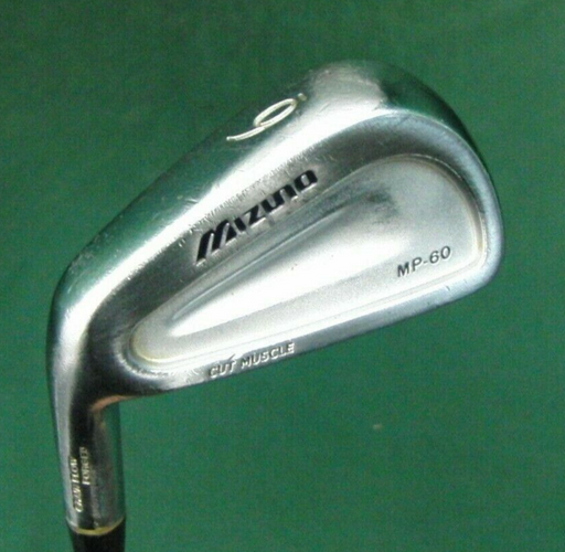 Left Handed Mizuno MP60 Cut Muscle 6 Iron Stiff Steel Shaft Golf Pride Grip