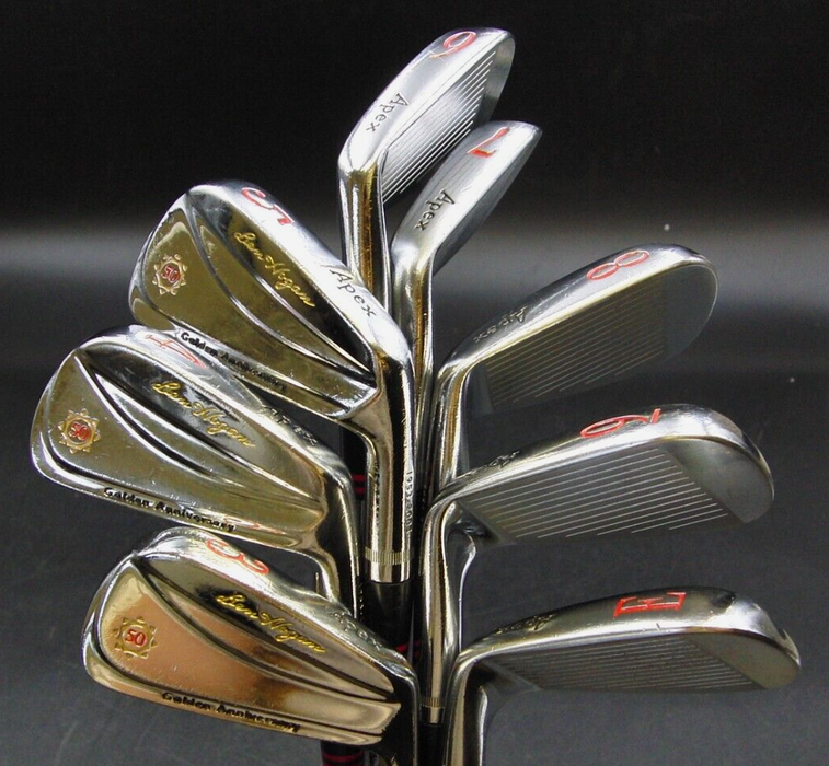 Set of 8 x Ben Hogan Apex 50th Anniversary Irons 3-PW Stiff Steel Shafts