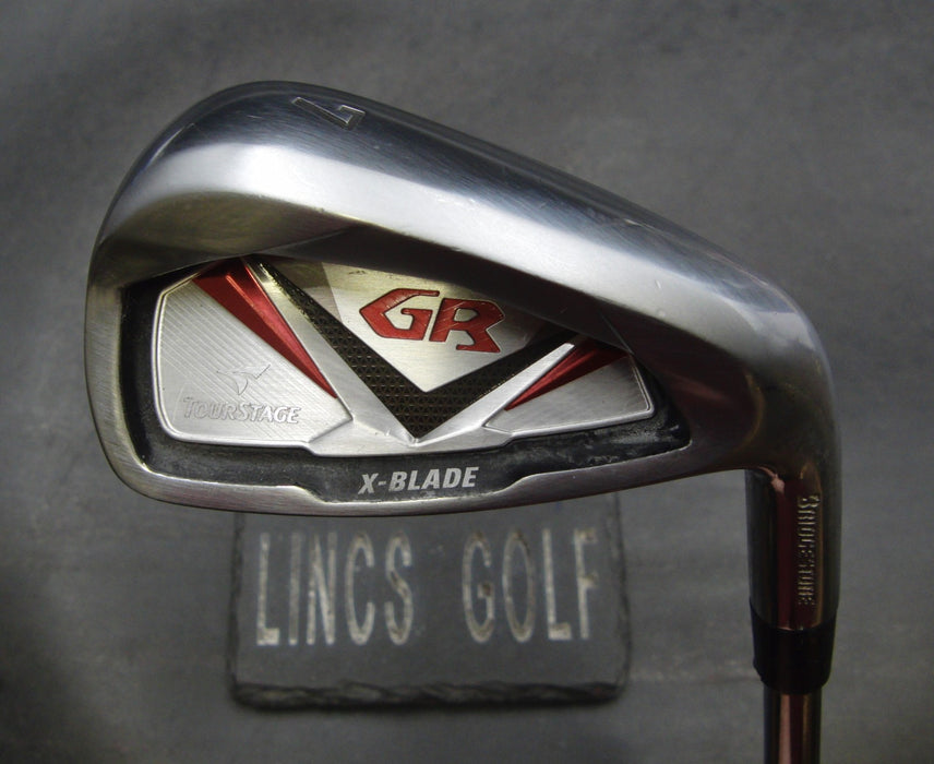 Bridgestone Tourstage GR X-Blade 7 Iron Stiff Steel Shaft Lamkin Grip