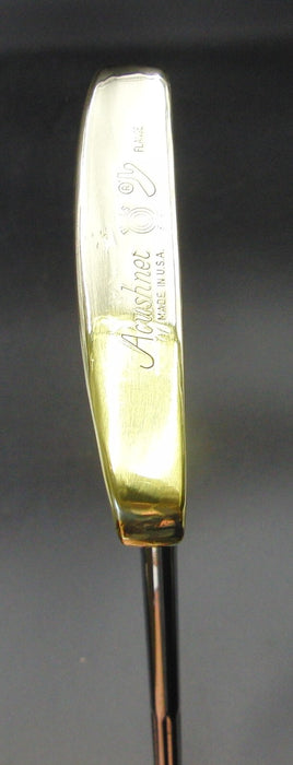 Acushnet Bulls Eye Flange Putter Steel Shaft Playing Length 90cm Iguana Grip