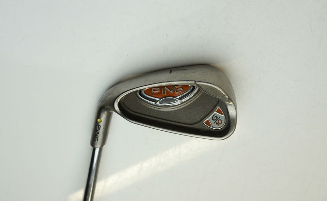 Left Handed Ping G10 Yellow Dot 7 Iron AWT Stiff Flex Steel Shaft