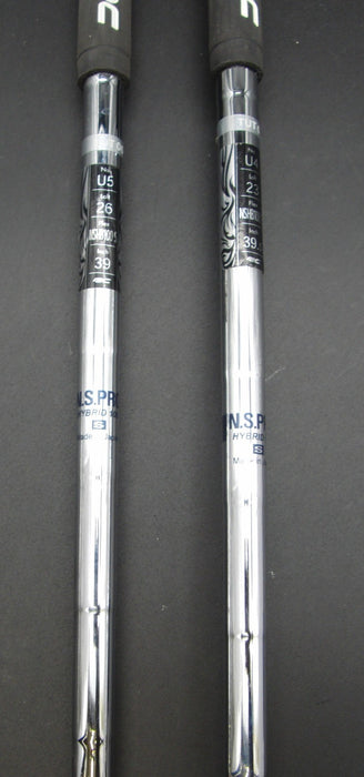 Set of 2 Royal Collection TRC 23° 4 + 26° 5 Hybrids Stiff Steel Shafts