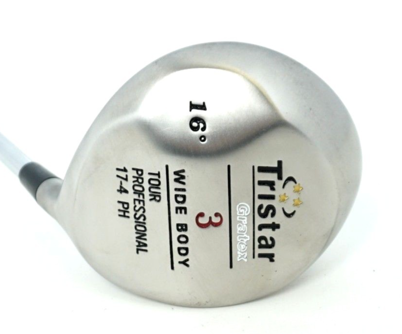 Polished Ladies Tristar Gratex 16 Degree 3 Wood Ladies Steel Shaft Regal Grip