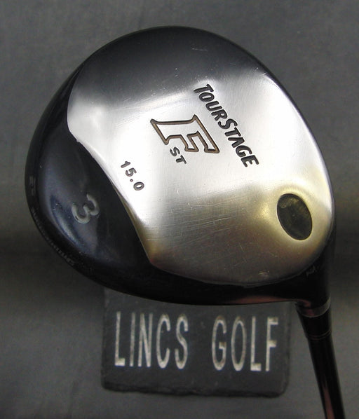 Bridgestone Tourstage Fst 15° 3 Wood Stiff Graphite Shaft Golf Pride Grip