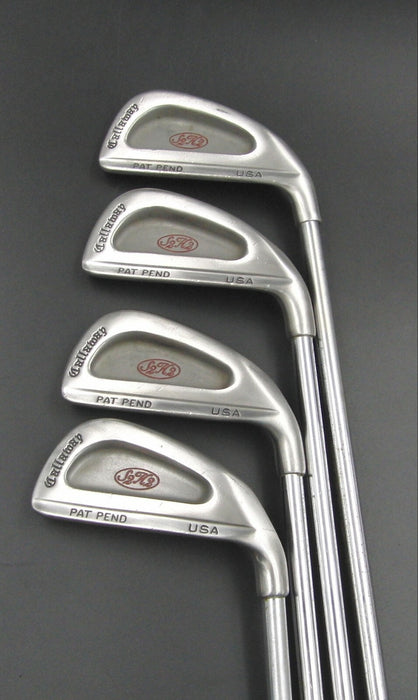 Set Of 4 x Callaway S2H2 Irons 3-6 Regular Steel Shafts Tour Grips