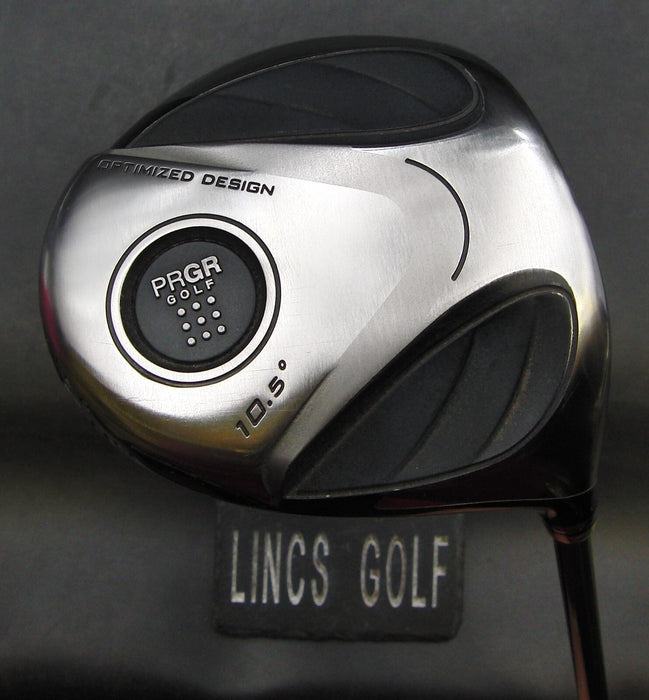 PRGR Golf Optimized Design 10.5° Driver Stiff Graphite Shaft PRGR Grip