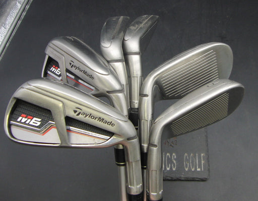 Set of 6x TaylorMade M6 5-PW Irons Stiff Graphite Shafts TaylorMade Grips*