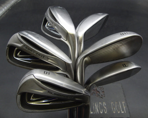 Set of 6x Nike Slingshot Irons 5-PW Uniflex Steel Shafts Nike Grips*