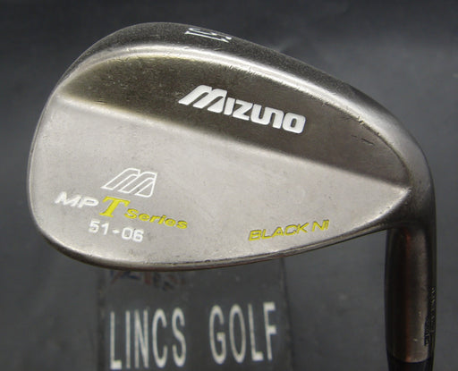 Mizuno MP-T Series Black Nickel 51° Gap Wedge Regular Steel Shaft Mizuno Grip