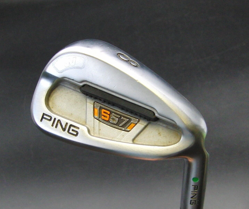 Ping S57 Green Dot 8 Iron Stiff Flex Steel Shaft Dri-Tac Grip