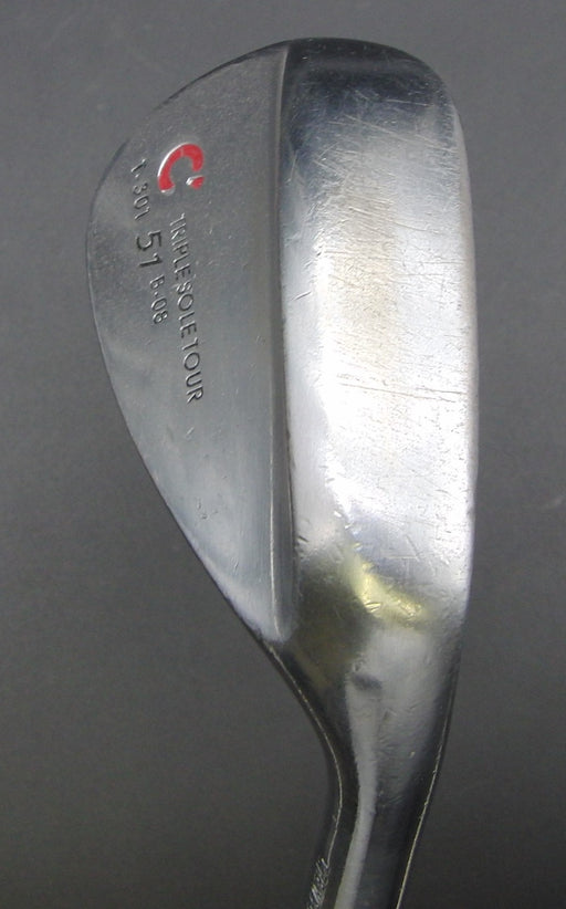 Crews Golf T-301 51° Gap Wedge Stiff Steel Shaft KNLY Grip
