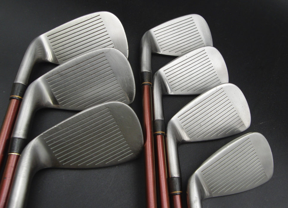 Set of 7x Tsuruya Golden Prix Irons 5-PW+AW Regular Graphite Shafts G/P Grips*