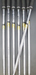 Set of 7 x Wilson Staff FG62 Irons 4-PW Extra Stiff Steel Shafts G/Pride Grips