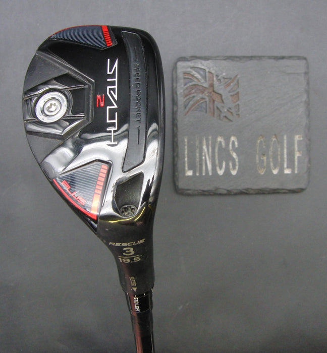 TaylorMade Stealth 2 Plus Rescue 19.5° 3 Hybrid Stiff Graphite Shaft