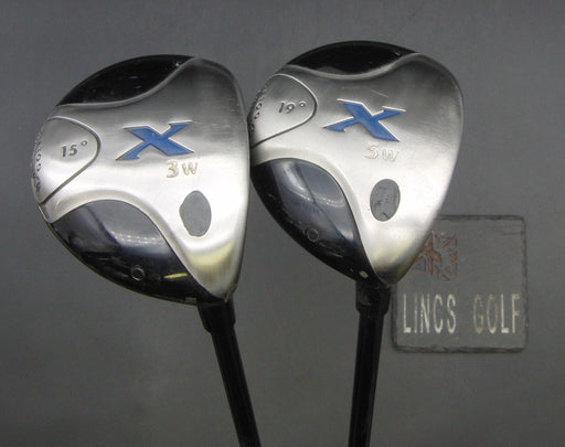 Set of 2 Callaway X 15° 3 Wood + 19° 5 Wood Regular Graphite Shafts