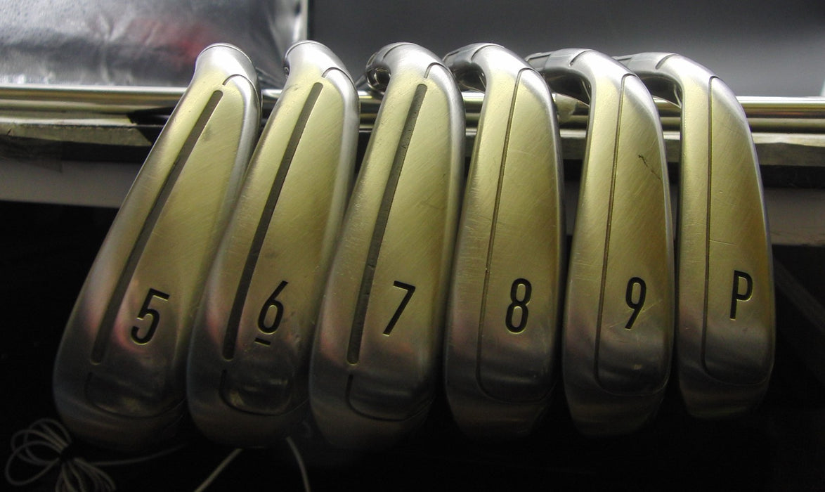 Set of 6x TaylorMade M6 5-PW Irons Stiff Steel Shafts Golf Pride Grips*