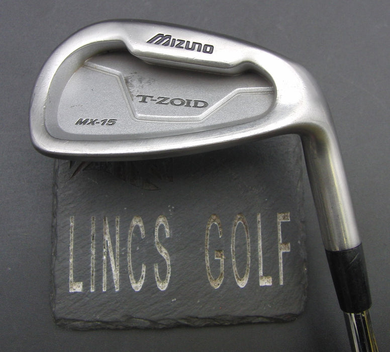 Mizuno T-Zoid MX-15 9 Iron Stiff Steel Shaft Mizuno Grip