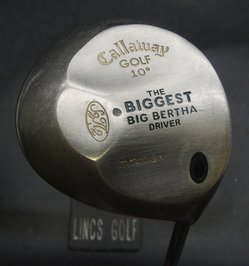 Callaway The Biggest Big Bertha Titanium S2H2 10° Driver Regular Graphite Shaft