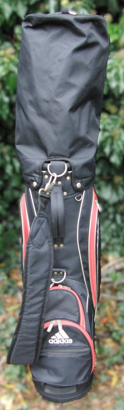 5 Division Adidas Black Carry Trolley Cart Golf Clubs Bag*