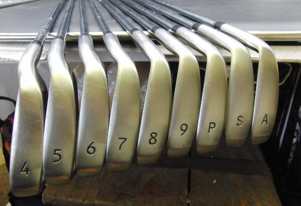Set of 9x Nike Pro Combo Ti Face 4-SW + AW Irons Stiff Steel Shafts Nike Grips