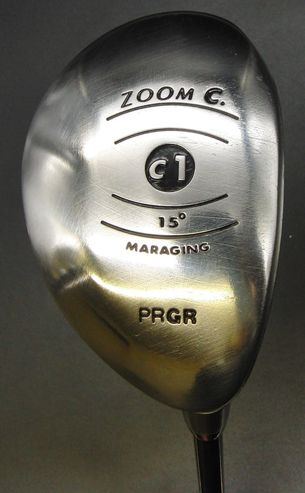 PRGR Zoom C1 Maraging 15° Hybrid Stiff Graphite Shaft Grip Rite Grip
