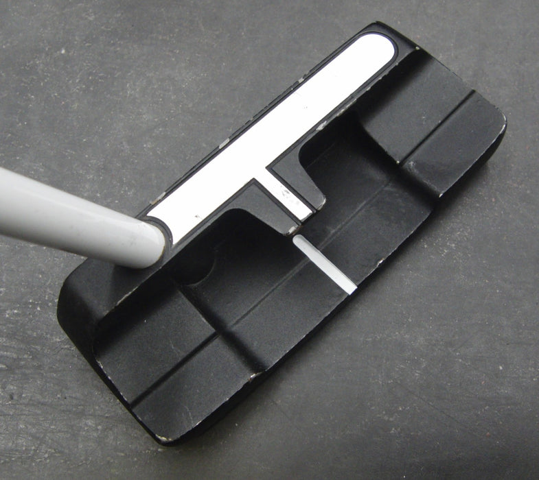 One Line Blade Putter Steel Shaft 86cm Length Black Grip