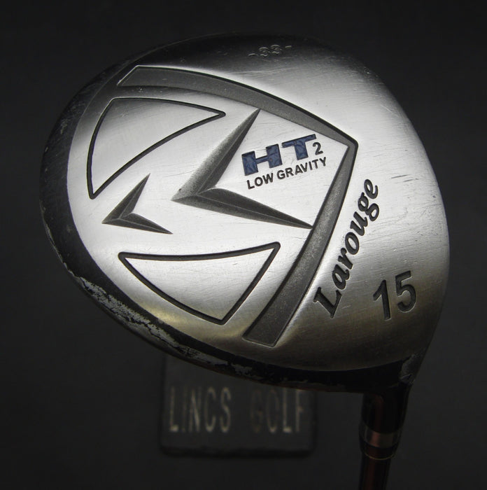 Larouge HT2 Low Gravity 33° 15 Wood Regular Graphite Shaft Golf Pride Grip