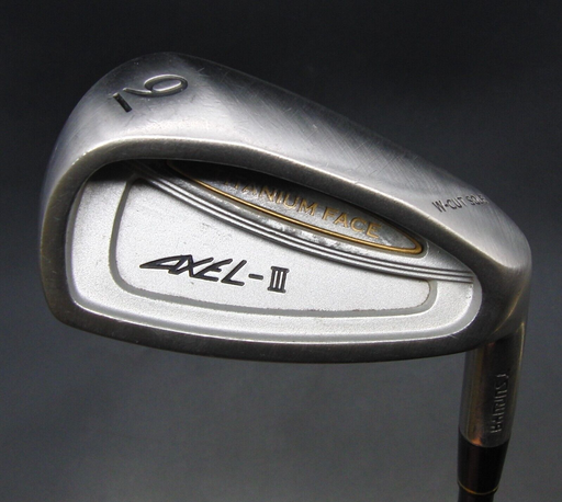 TSURUYA Axel III W-Cut Sole 9 Iron Regular Graphite Shaft Axel Grip