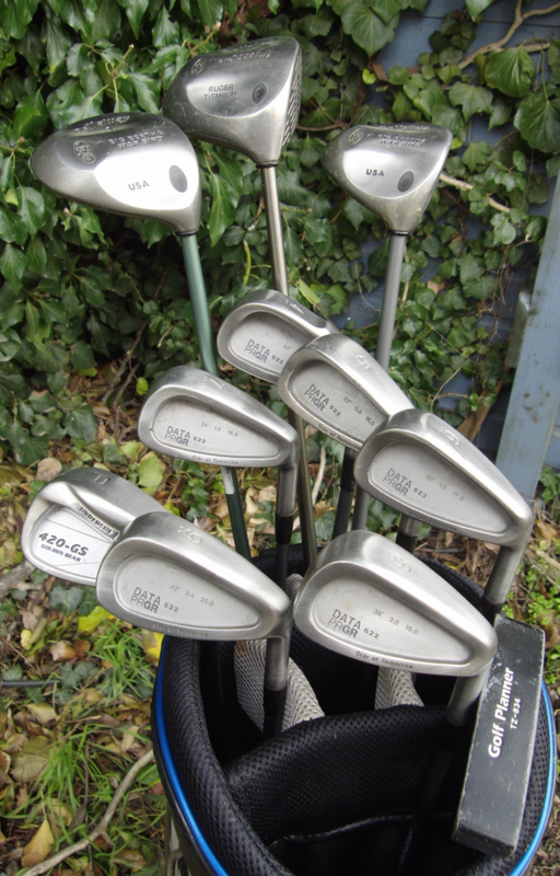 Set of PRGR DATA 622 + Callaway Driver +3+4 Wood + Golf Planner Putter*