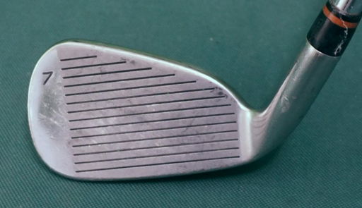 TaylorMade Firesole Tungsten Titanium 7 Iron Stiff Steel Shaft Golf Pride Grip