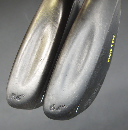 Set of 2 Spalding Proto Type Sand & Lob Wedges Regular Steel Shafts +Grips