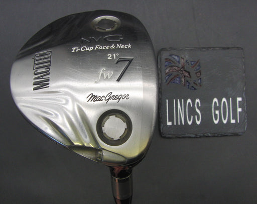 McGregor Mactec NVG Ti-Cup Face &Neck 21° 7 Wood Stiff Graphite Shaft Iomic Grip