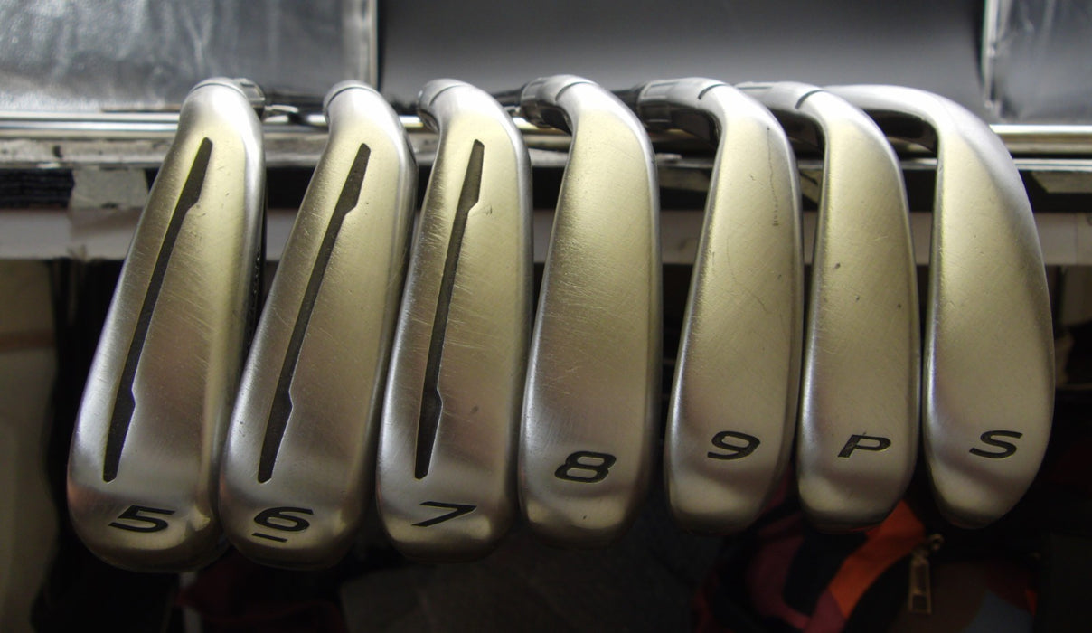 Set of 7x TaylorMade M2 2017 5-SW Irons Stiff Graphite Shafts Black Grips