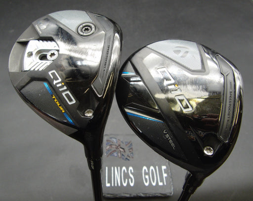 Set of 2 TaylorMade Qi10 3 & 5 Woods Stiff (Optional) Graphite Shafts
