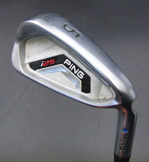 Ping i25 Blue Dot 5 Iron Stiff Steel Shaft Black and White Grip