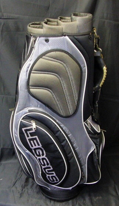 Japanese Luxury 7 Division Legsus Black & Grey Tour Cart Golf Clubs Bag