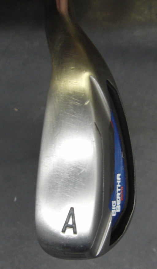 Callaway Big Bertha Beta Gap Wedge Stiff Steel Shaft Golf Pride Grip