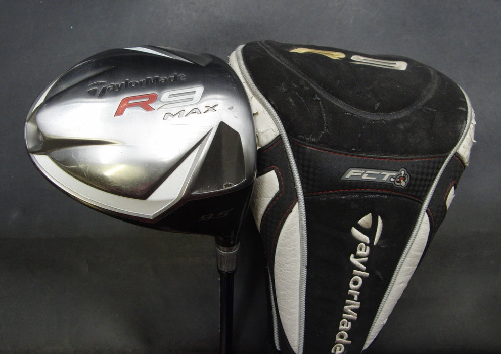 TaylorMade R9 Max 9.5° Driver Stiff Graphite Shaft XXIO Grip & TaylorMade H/C