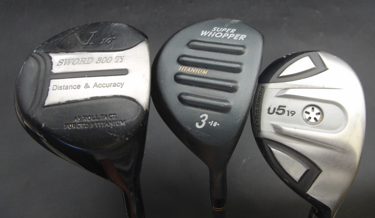 Set of Callaway Big Bertha Irons 3-SW+3 Wood+ 5 Hybrid +Golf Planner Putter