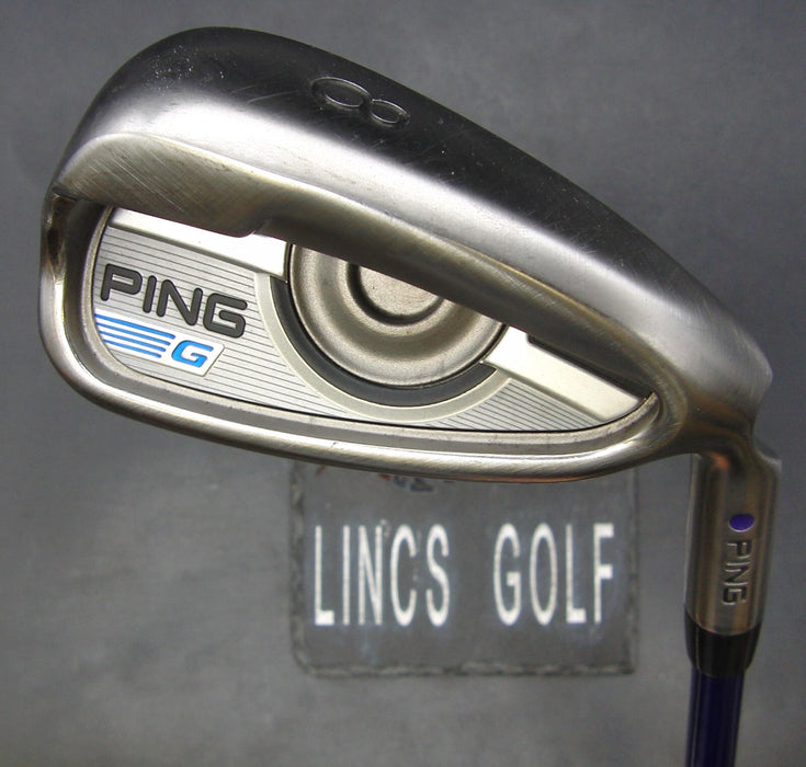Ping G Purple Dot 8 Iron Regular Graphite Shaft Ping Grip