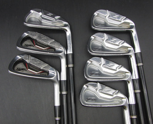 Set of 7x Srixon Z725/Z525 4-PW Irons Stiff Graphite Shafts Iomic Grips