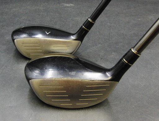 Set of 2 Bridgestone Tour Stage ViQ 15° 3 & 19° 5 Woods Stiff Graphite Shafts