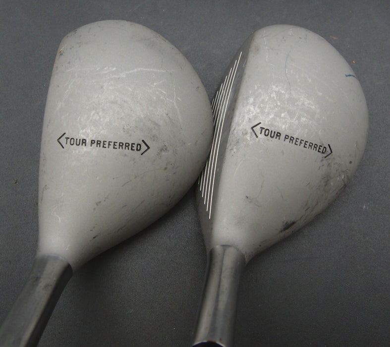 Set of 2 TaylorMade Burner 3+4 Woods Regular Graphite Shafts Swing Grips