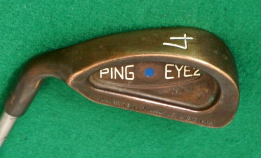 Left Handed Ping Eye2+ BeCu Copper Beryllium Blue Dot 4 Iron Regular Steel Shaft