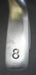 Ping G400 Blue Dot 8 Iron Stiff Steel Shaft Golf Pride Grip