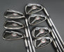 Set of 7x TaylorMade Burner 2009 Irons 6-SW+AW Stiff Steel Shafts T/M Grips*