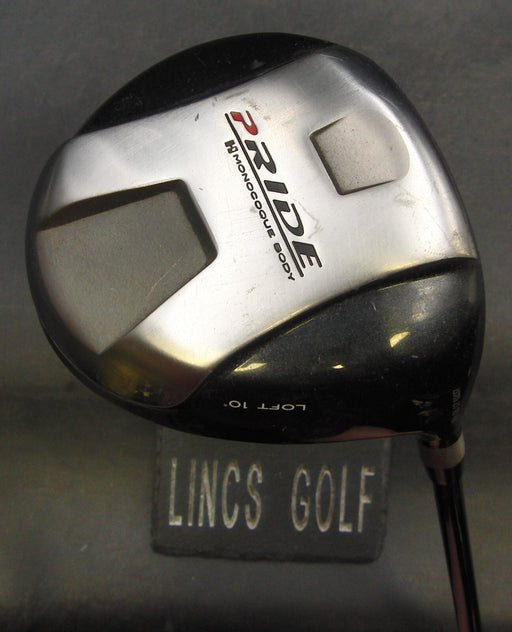 Pride H Monocoque Body 10° Driver Stiff Graphite Shaft Izanahi Studio Grip