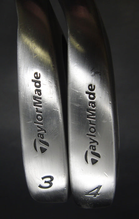 Set of 2 TaylorMade 200 3+4 Irons Stiff Graphite Shafts TaylorMade Grips