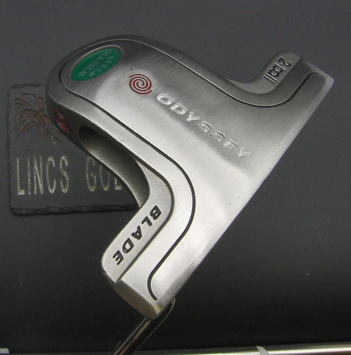 Odyssey White Steel 2-Ball Blade Putter 85cm Length Steel Shaft GolfPride Grip*