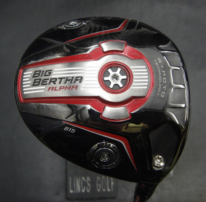 Callaway Big Bertha Alpha 815 9° Driver Stiff (Optional) Graphite Shaft*
